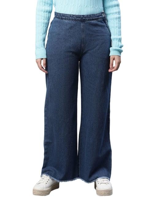 global republic blue mid rise jeans