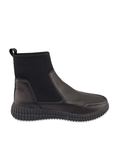 geox women's black chelsea boots