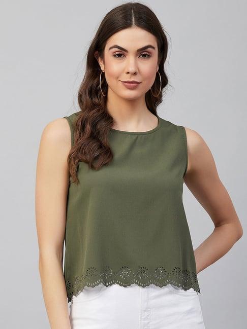 carlton london green top