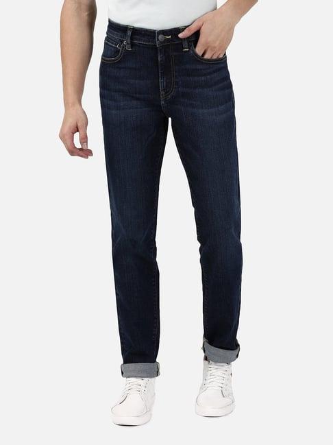 passion blue slim fit lightly washed jeans