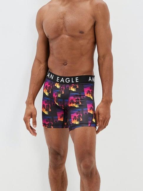 american eagle outfitters multi regular fit printed trunks