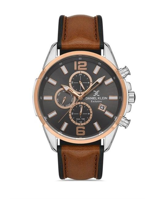 daniel klein dk.1.13277-3 exclusive chronograph watch for men