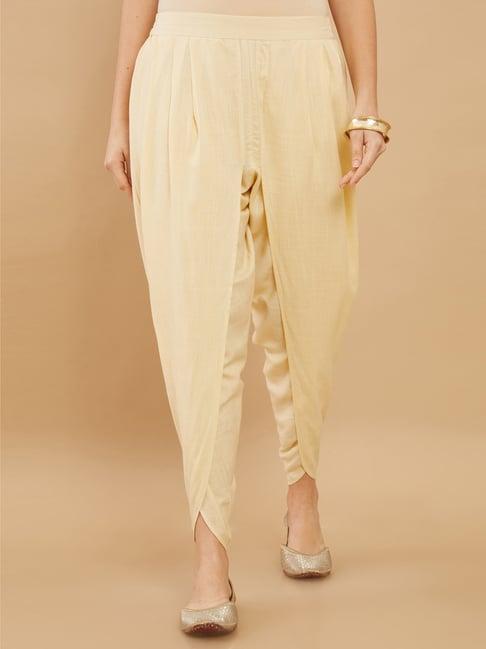 soch beige regular fit dhoti pants