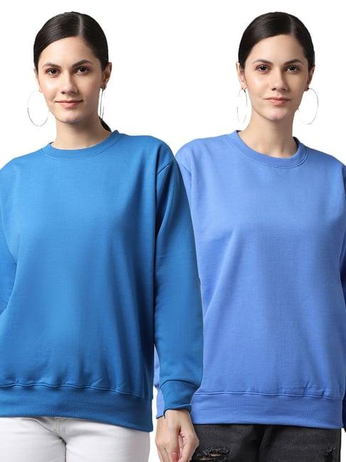 vimal jonney blue fleece pullover - pack of 2