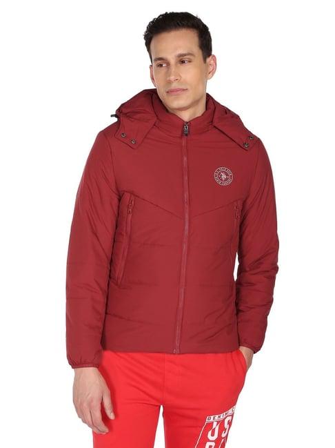 u.s. polo assn. red  regular fit jacket