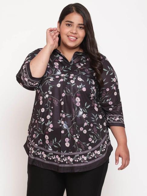 amydus black printed top