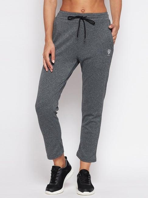 unpar grey mid rise track pants