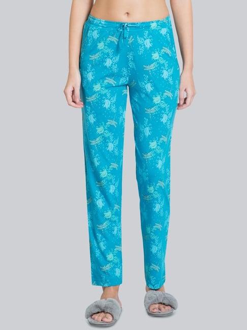 van heusen blue printed pyjamas