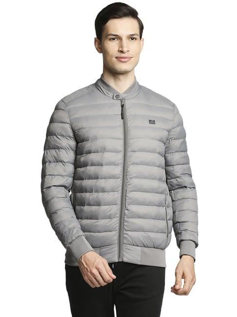 colorplus grey  tailored fit quilted jackets