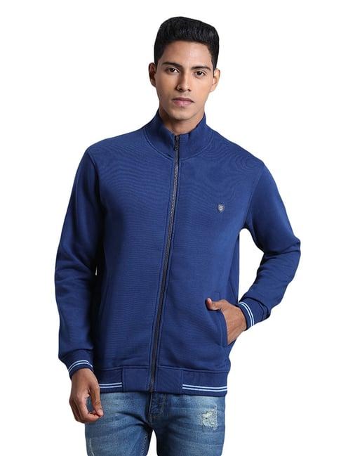 colorplus blue high neck sweatshirt