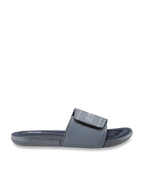 duke men's grey slides