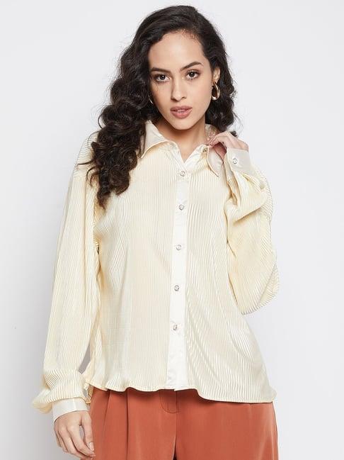 madame cream cotton shirt