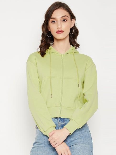 madame lemon yellow regular fit sweatshirt