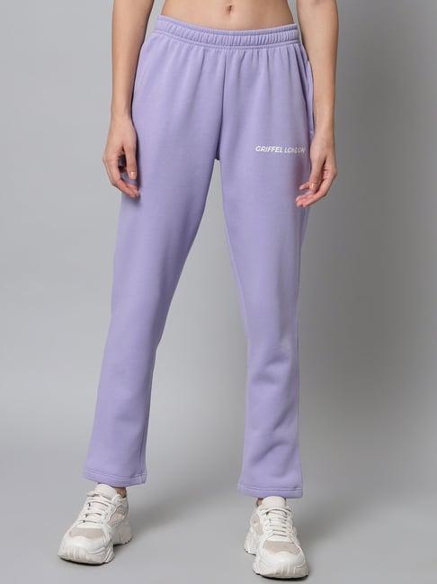 griffel purple printed track pants