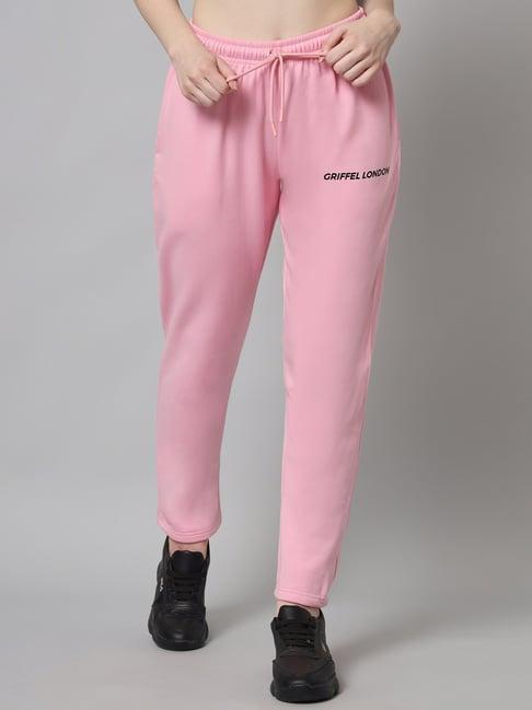 griffel pink printed track pants