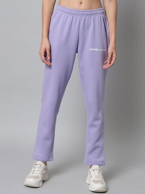 griffel purple printed track pants