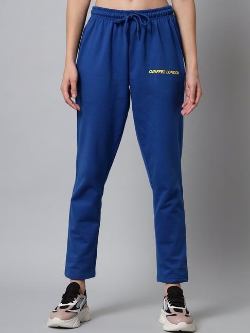 griffel blue printed track pants