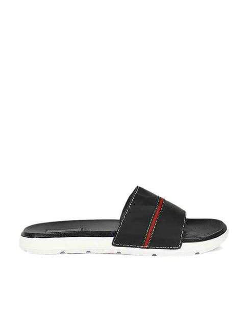 pro by khadim's men's black casual sandals