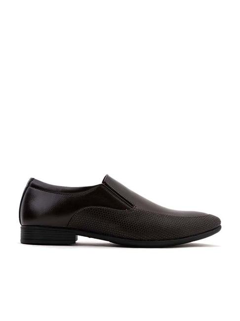 khadim's men's brown formal loafers