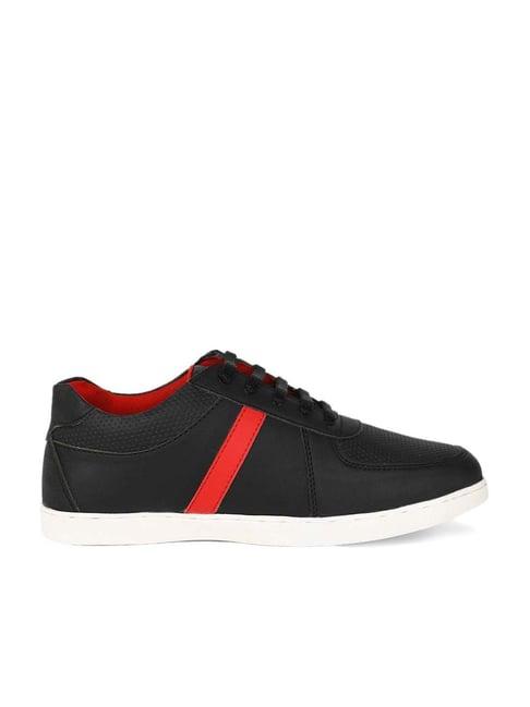 lazard by khadim's men's black casual sneakers