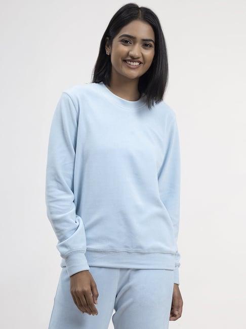 fablestreet blue regular fit sweatshirt