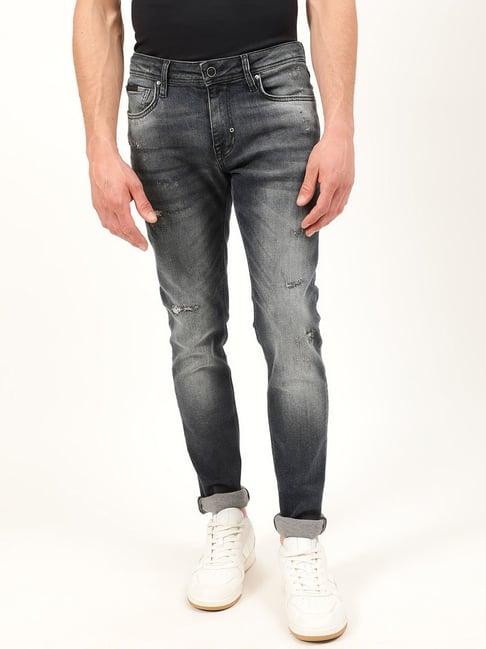 antony morato grey super skinny fit jeans