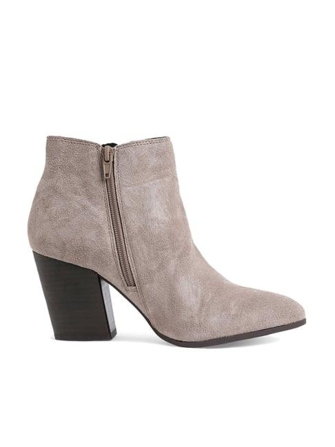 aldo women's grey casual booties