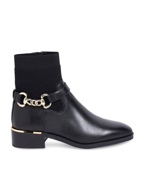 aldo women's black casual booties