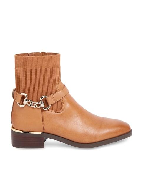 aldo women's brown casual booties