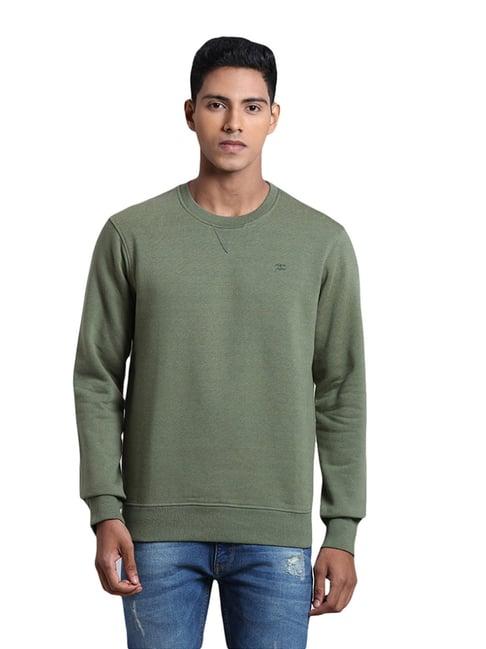 colorplus green tailored fit sweatshirt