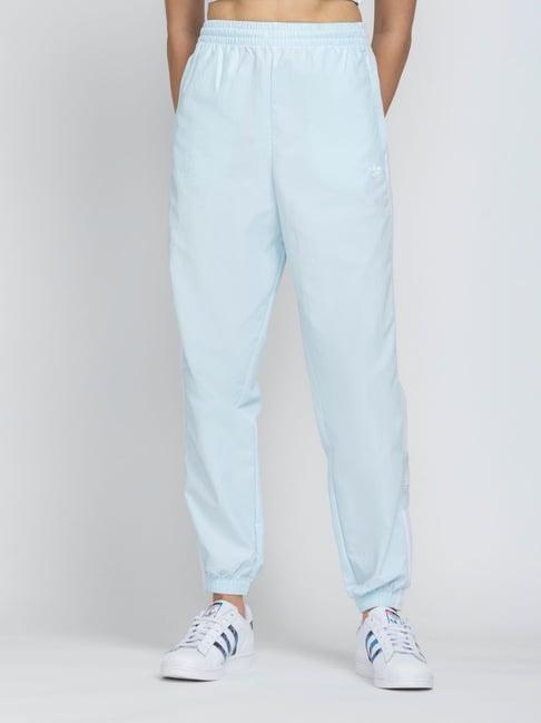 adidas originals sky blue mid rise joggers