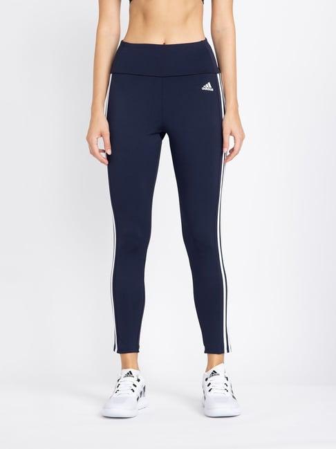 adidas navy logo print w 3s 78 tig tights