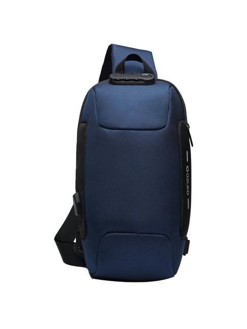 ozuko 10 ltrs blue medium backpack