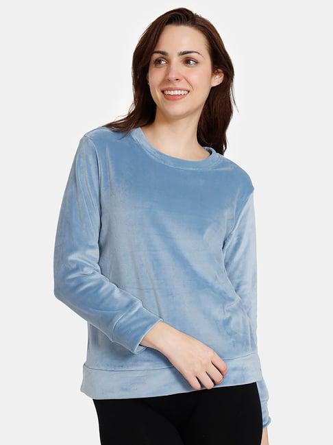 zivame blue lounge top