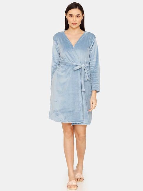 zivame blue robe