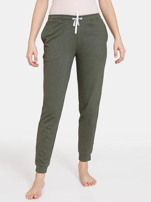 zivame green lounge pants