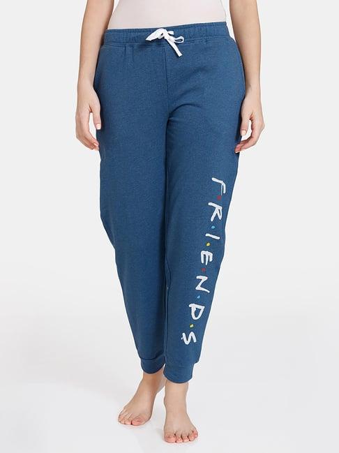 zivame blue lounge pants