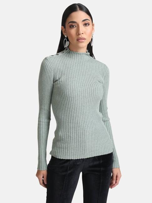 kazo green regular fit sweater