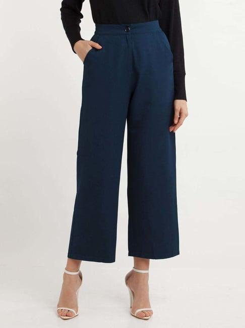 zink london navy high rise pants