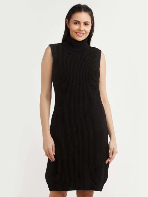 zink london black shift dress