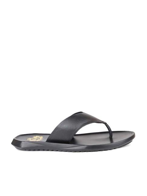 atesber by inc.5 men's black thong sandals