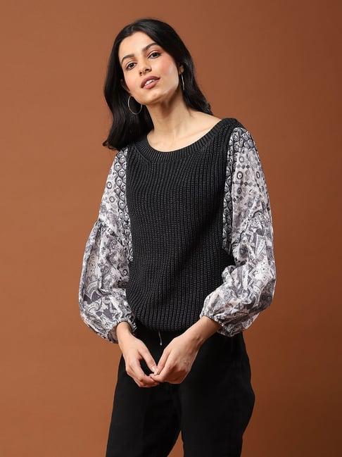 aarke ritu kumar black sweater