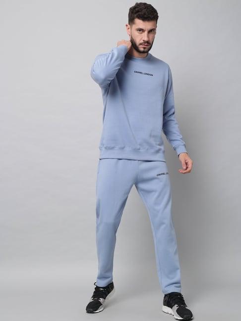 griffel sky blue regular fit tracksuit