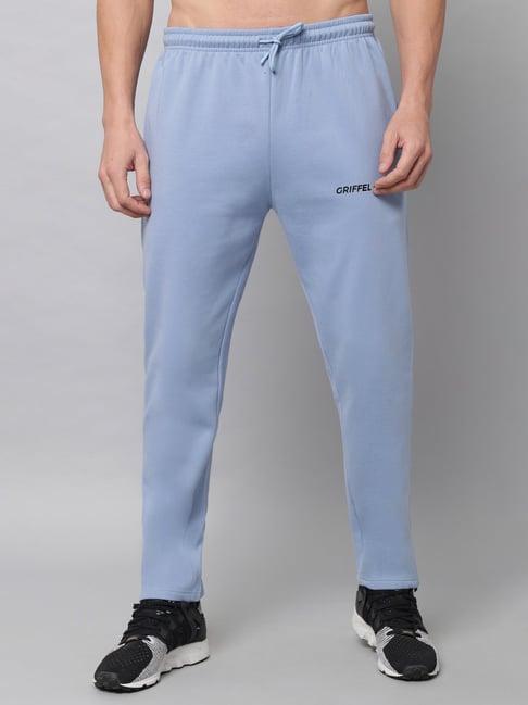 griffel sky blue regular fit trackpants