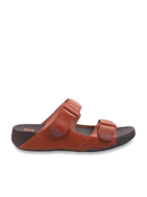 fitflop men's tan casual sandals