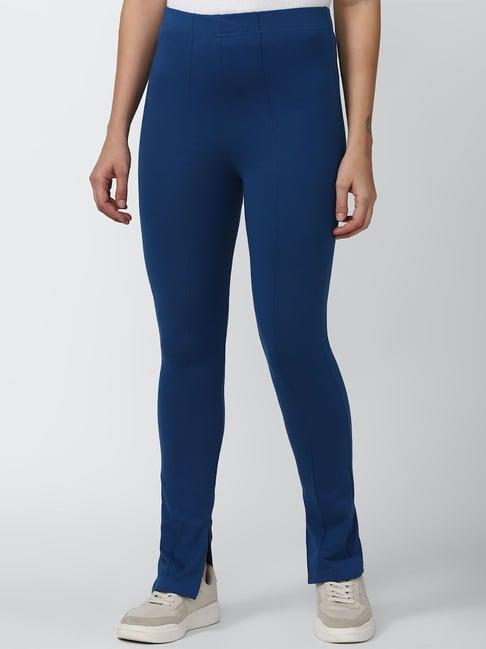 forever 21 blue regular fit pants