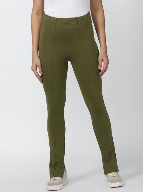 forever 21 olive regular fit pants