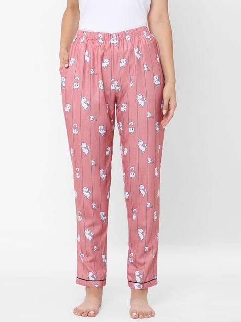 fashionrack pink animal print pyjamas with pocket