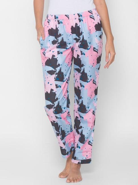 fashionrack blue abstract pyjamas with pocket