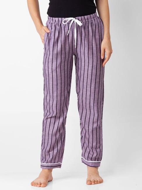 fashionrack grey stripes pyjamas with pocket